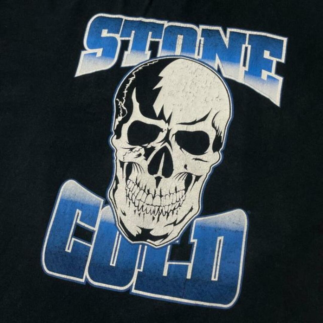 ビッグサイズ WWE プロレス STONE COLD スカル 両面プリント Tシャツ