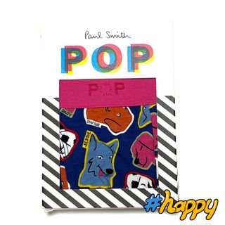 ポールスミス(Paul Smith)の新品★ポールスミス★POP★Mサイズ★ボクサー★トランクス★ブルー★5684(ボクサーパンツ)