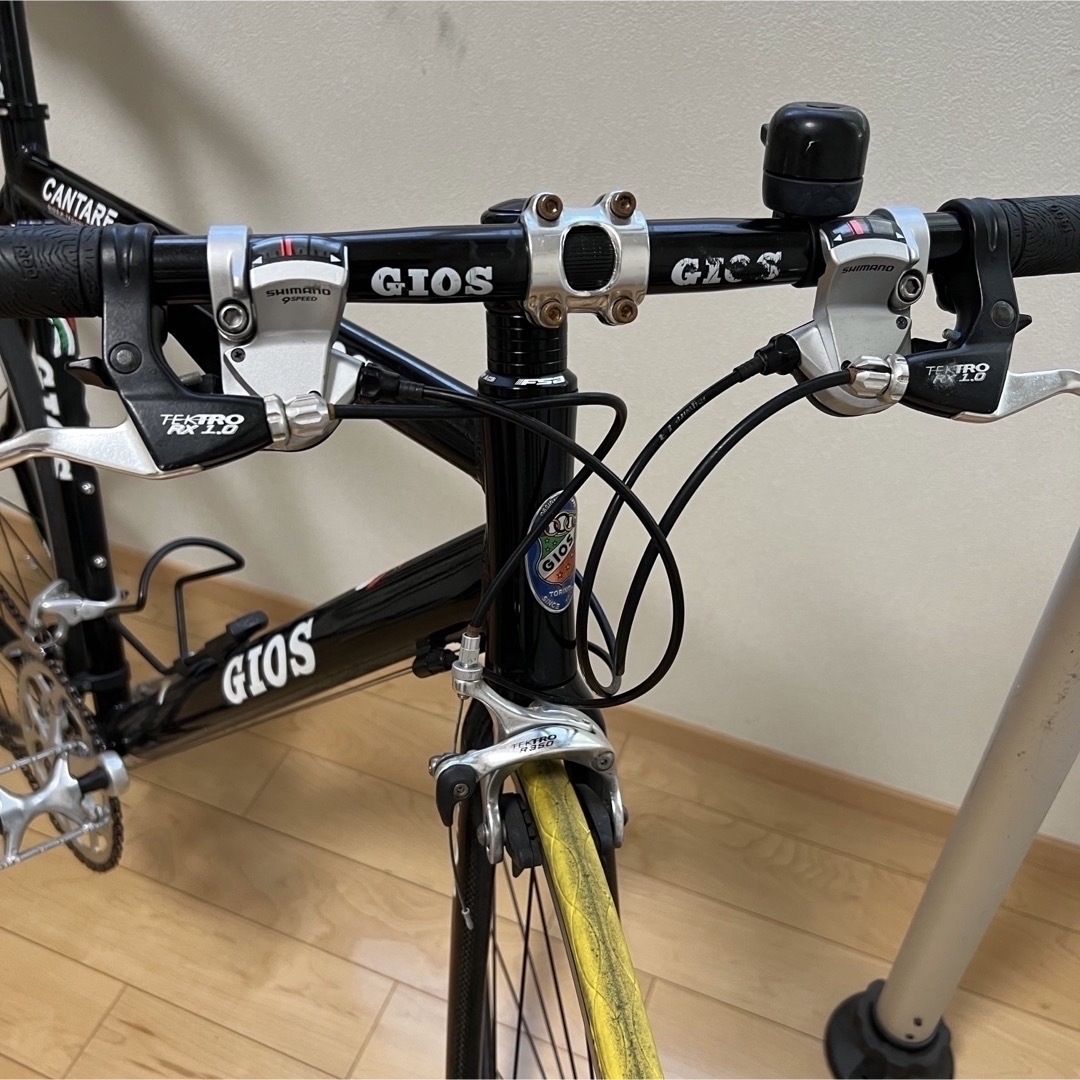 GIOS(ジオス)のGIOS ジオス CANTARE カンターレ　ブラック黒　クロスバイク スポーツ/アウトドアの自転車(自転車本体)の商品写真