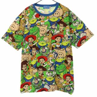 東京ディズニーリゾート トイストーリー 総柄 半袖 Tシャツ M TOKYO DISNEY RESORT メンズ 【中古】  【230810】 メール便可(Tシャツ/カットソー(半袖/袖なし))