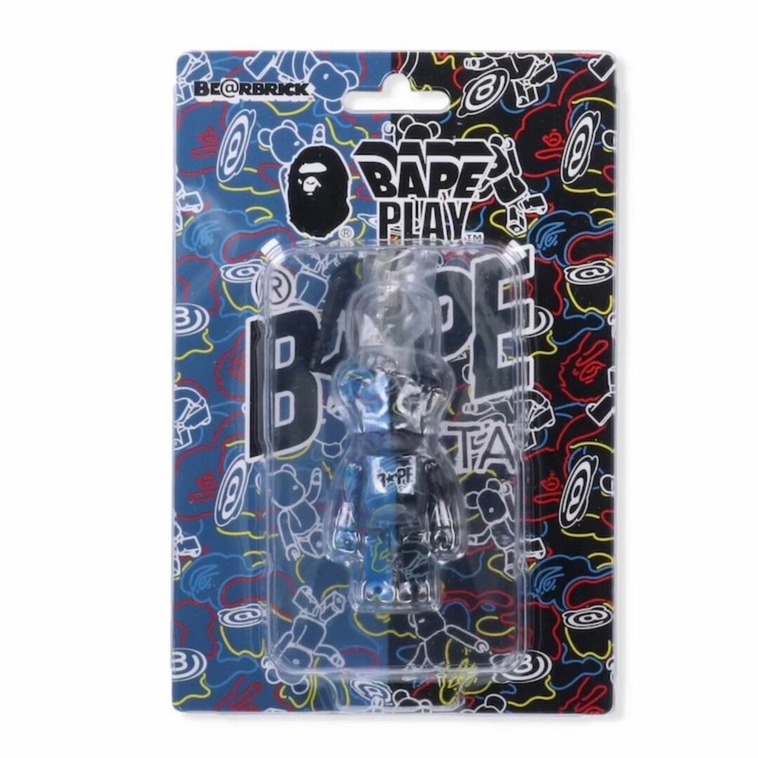 A BATHING APE(アベイシングエイプ)のBAPE STA x BE@RBRICK コラボ メンズ ブルー スニーカー メンズの靴/シューズ(スニーカー)の商品写真