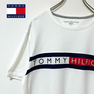 トミーヒルフィガー(TOMMY HILFIGER)の1着は持っておきたい！トミーヒルフィガーの楽ちんコーデ白Tシャツ(M)(Tシャツ/カットソー(半袖/袖なし))