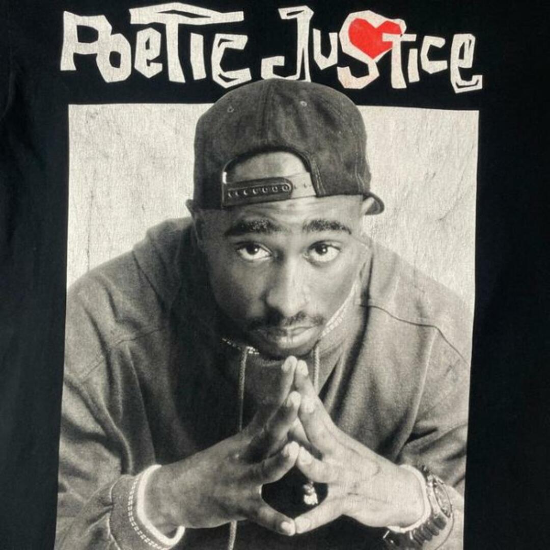 poetic justice 2PAC ヒップホップ ラップ ツーパック バンドTシャツ ...
