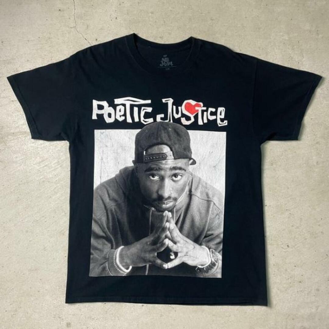 poetic justice 2PAC ヒップホップ ラップ ツーパック バンドTシャツ メンズL