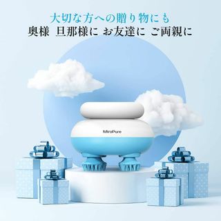 電動ヘッドスパブラシ シリコングリップ 180度可