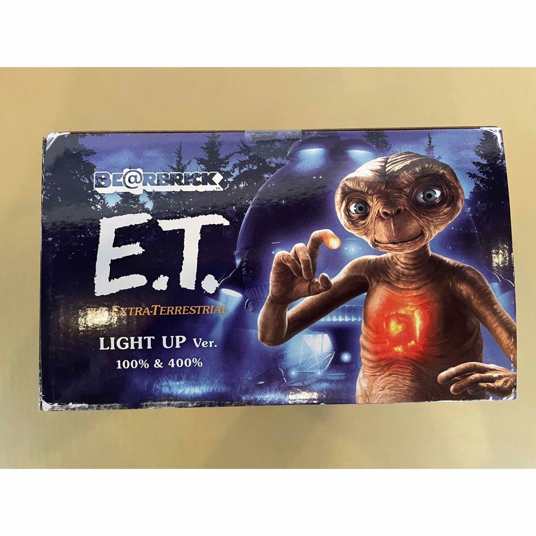 BE@RBRICK E.T. LIGHT UP Ver. 100％ & 400％