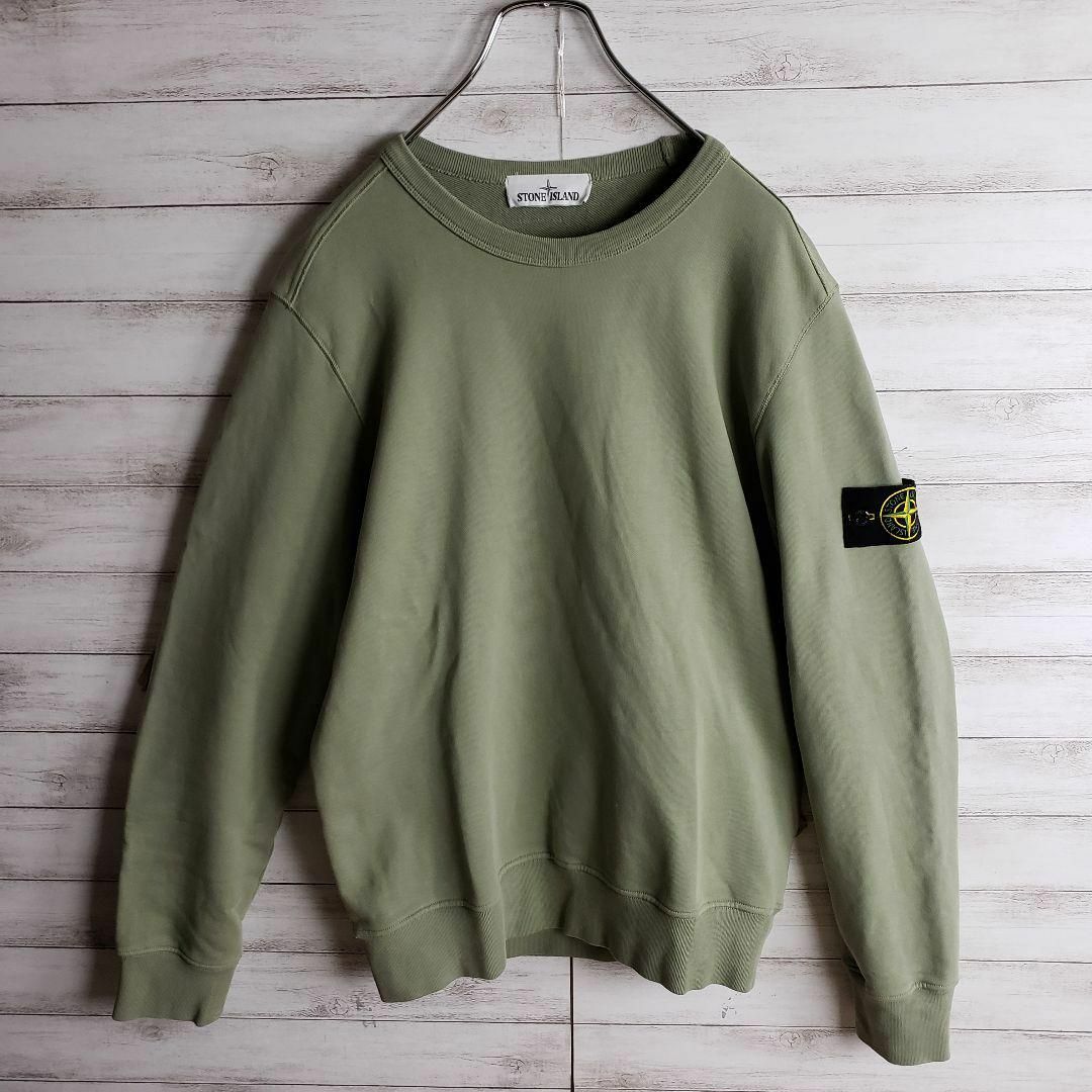 STONE ISLAND　スウェット　カーキ　Ｓ