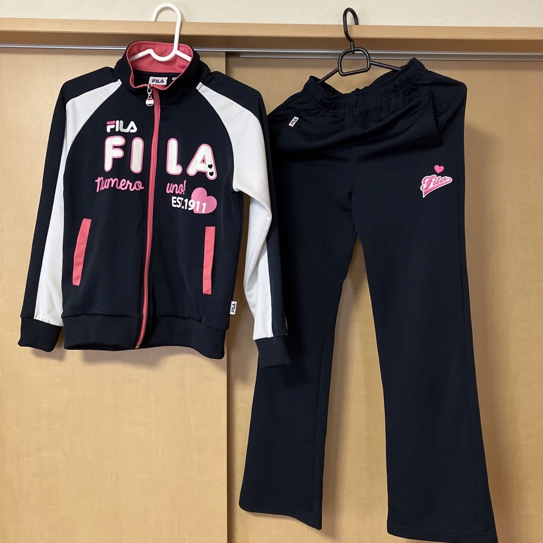 FILA(フィラ)のジャージ上下  150 キッズ/ベビー/マタニティのキッズ服女の子用(90cm~)(Tシャツ/カットソー)の商品写真