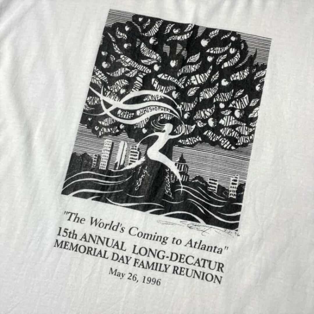 90年代 USA製 FAMILY REUNION アートプリント Tシャツ メンズ2XL