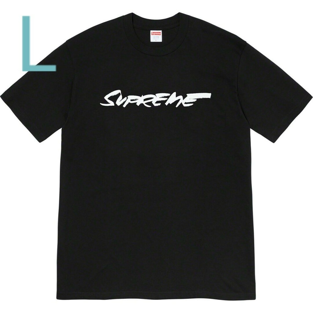 Supreme Futura Logo Tee black 黒