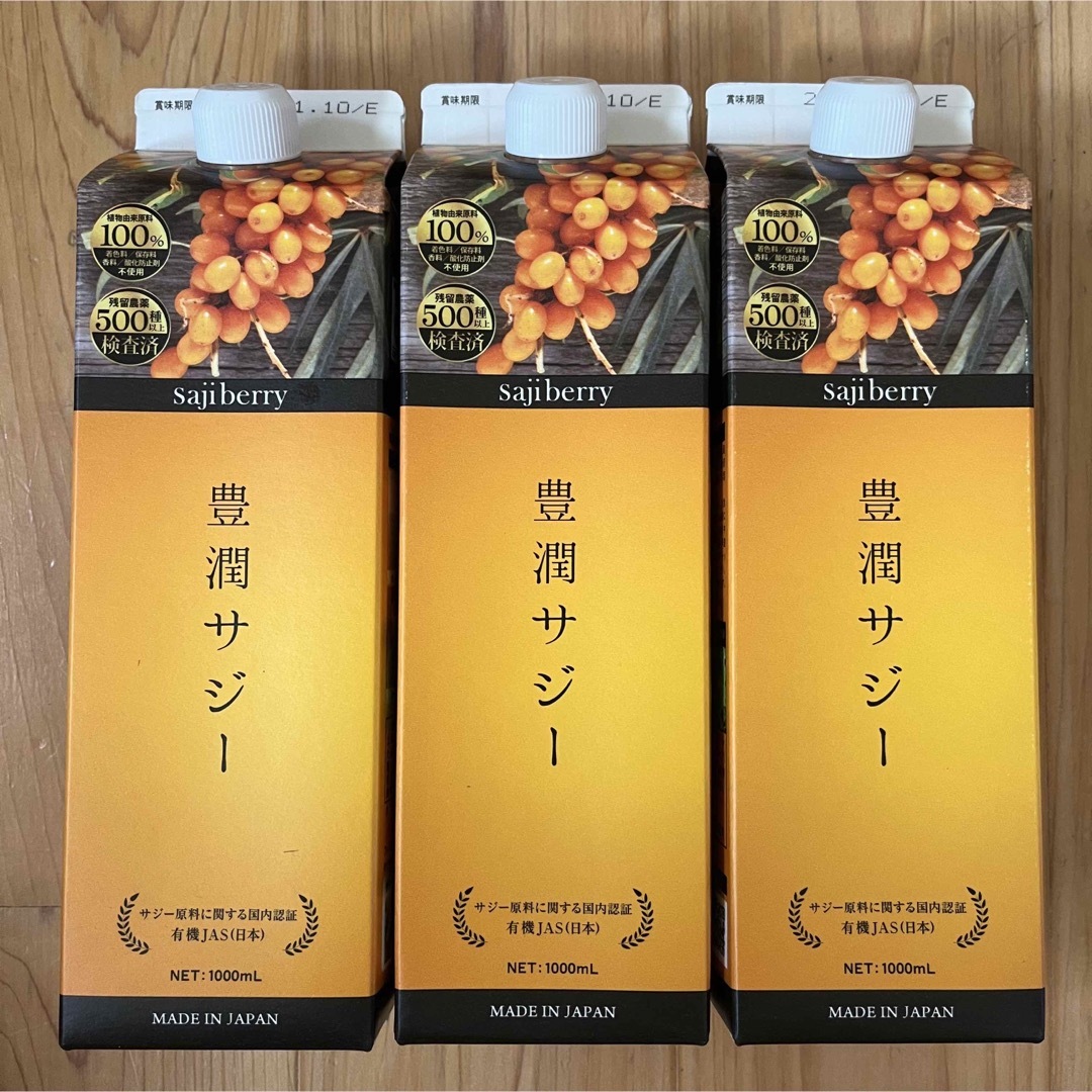 健康食品フィネス豊潤サジー　1000ml 3本セット