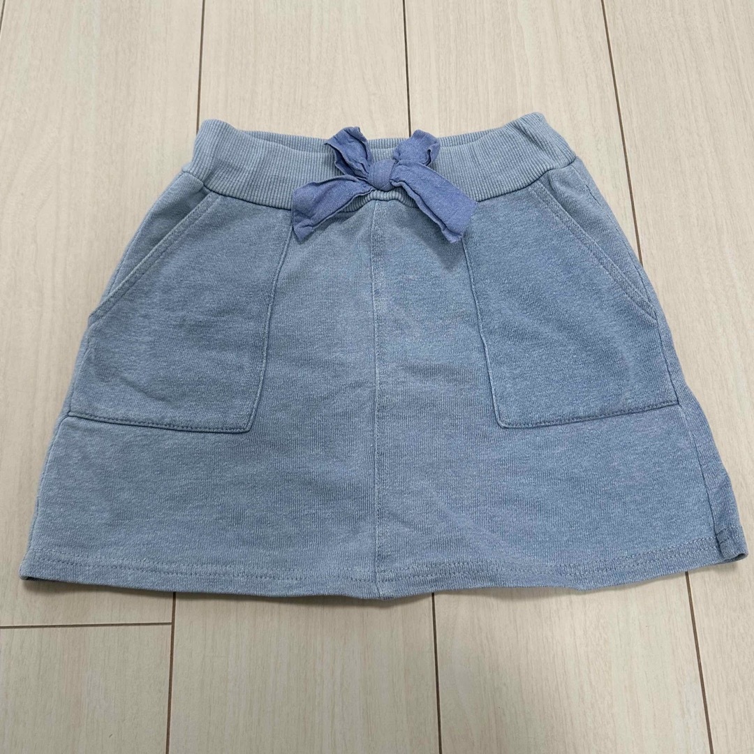 petit main(プティマイン)の♡デニムミニスカート♡120 キッズ/ベビー/マタニティのキッズ服女の子用(90cm~)(スカート)の商品写真