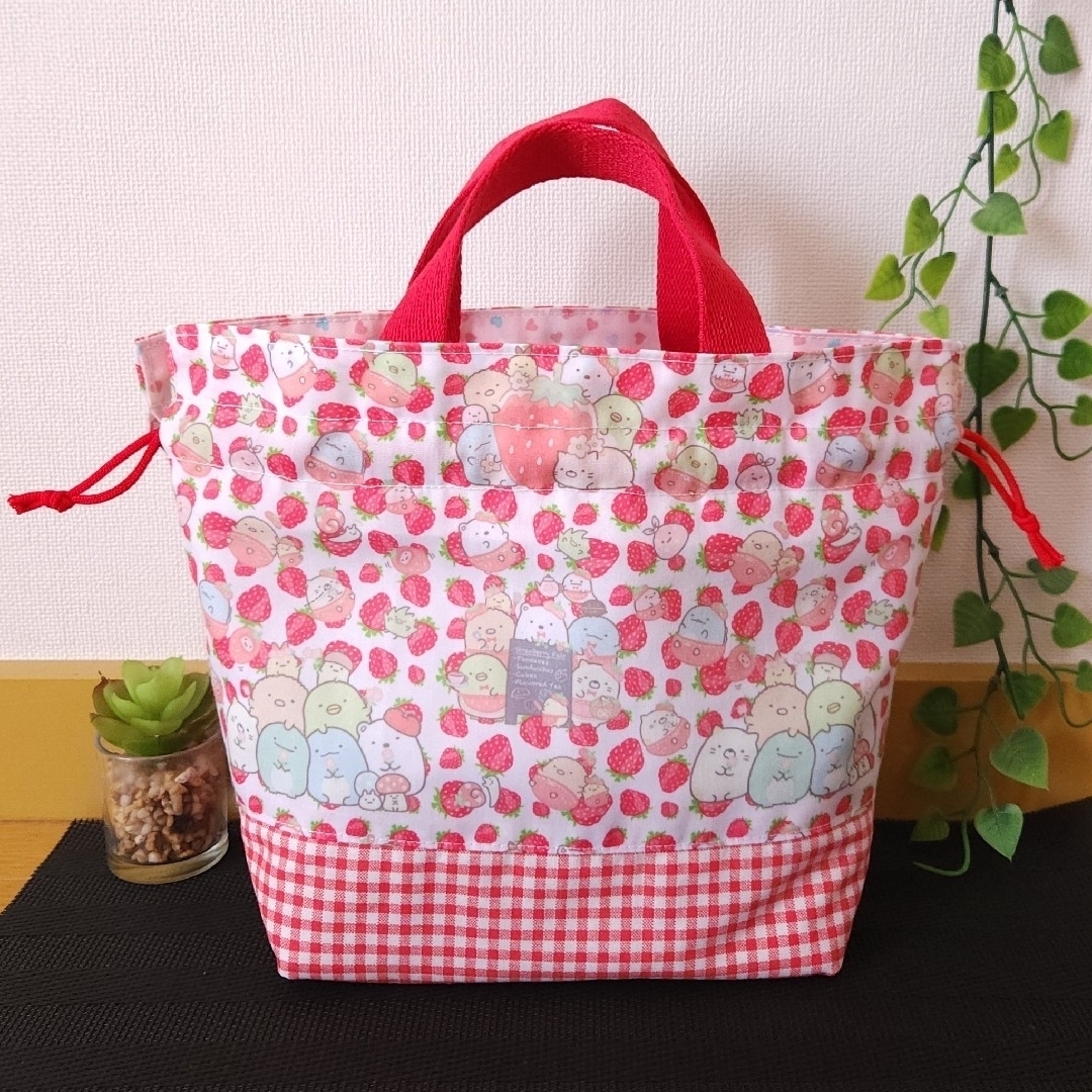 ごま様ご専用♡保冷保温ランチバッグ　お弁当袋　ハンドメイド ハンドメイドのキッズ/ベビー(外出用品)の商品写真