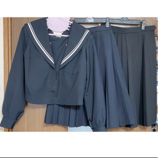 まとめ買い値引きあり中学学生服夏用冬用スカートセットw63L60(衣装)