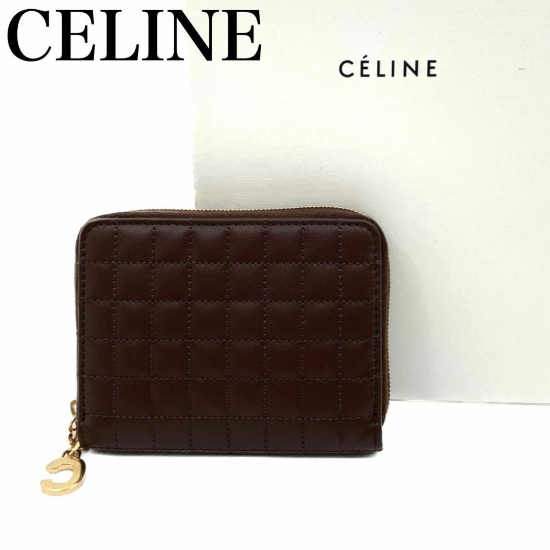 レディース新品未使用☆ CELINE セリーヌ　折り財布　キルティング　コインケース