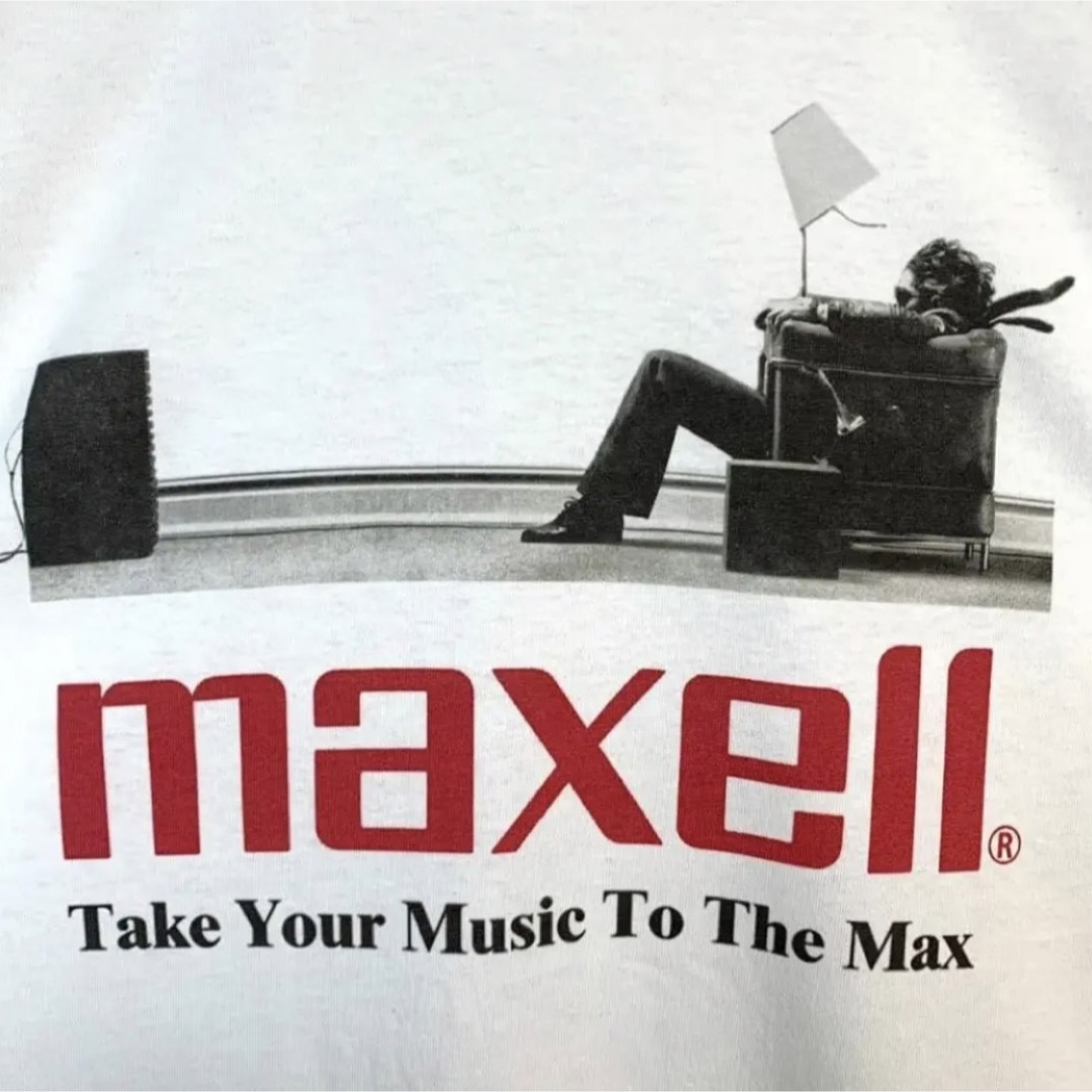Maxell マクセルTシャツXL トラビススコット着用 jpthewavy