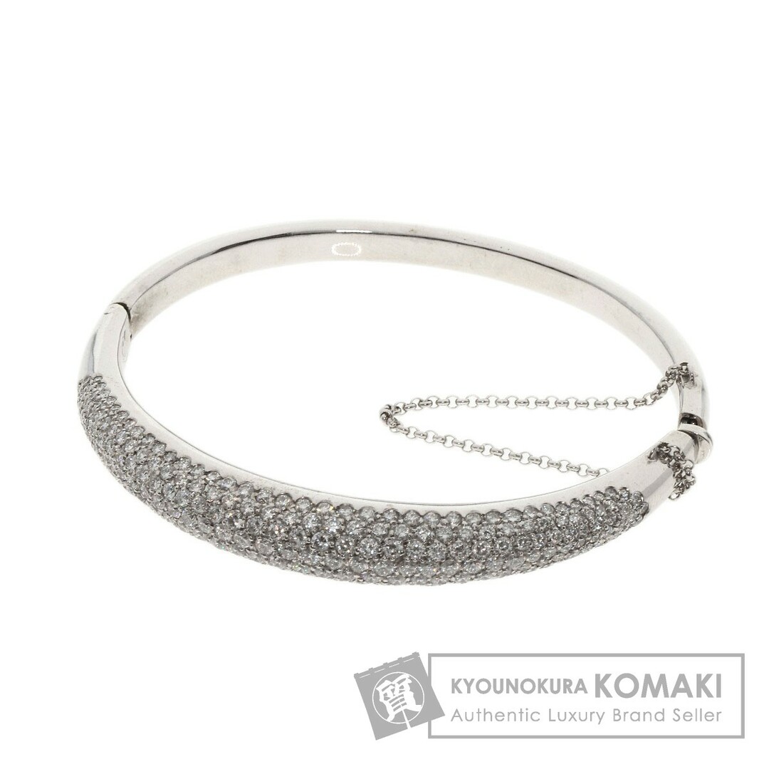 SELECT JEWELRY ダイヤモンド バングル ブレスレット K18WG レディース