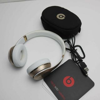 ビーツバイドクタードレ(Beats by Dr Dre)の超美品 Beats solo3 wireless MNER2PA/A ゴールド(ヘッドフォン/イヤフォン)