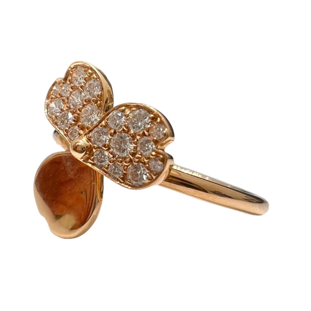 ティファニー TIFFANY&CO ペーパーフラワーダイヤリング750PG ...