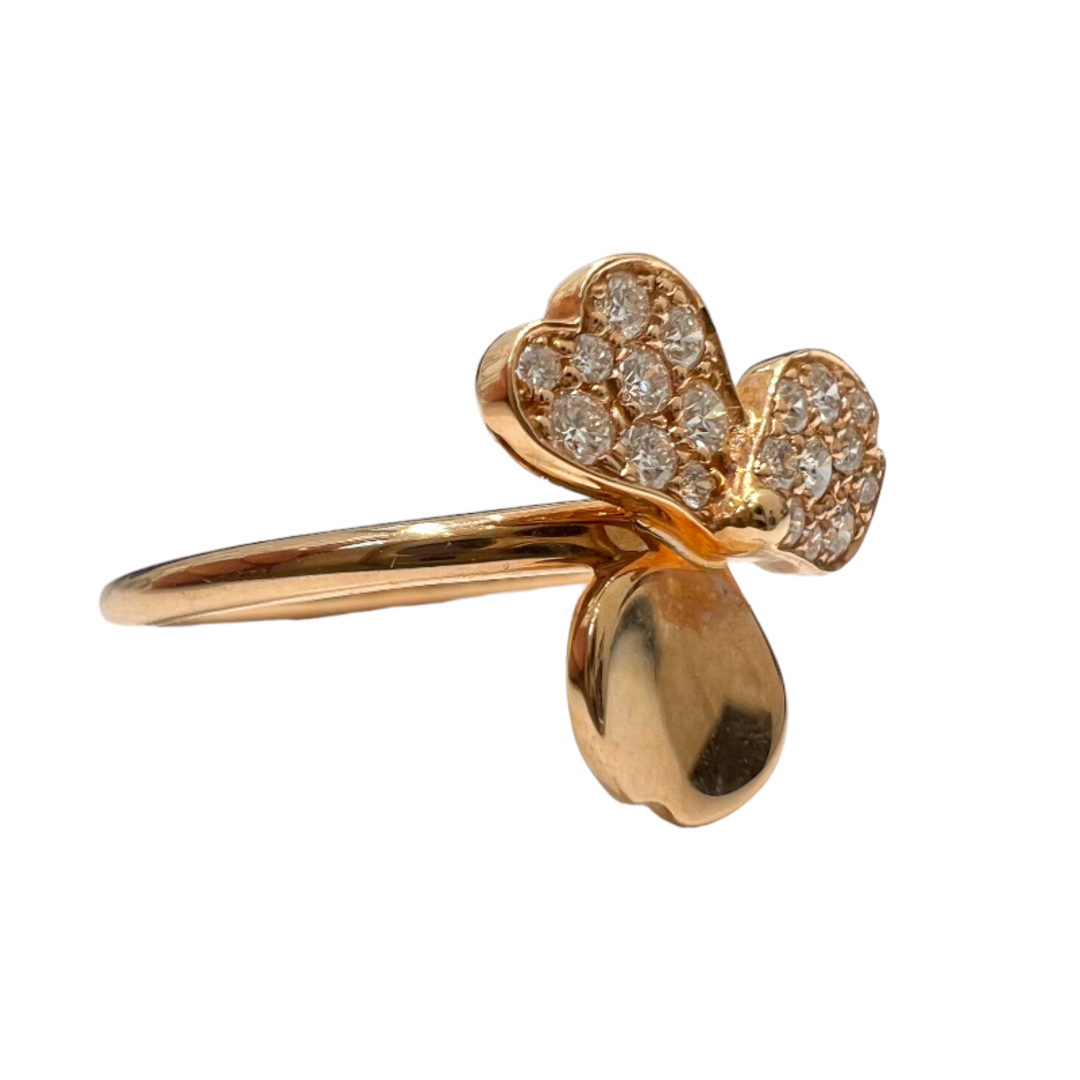 ティファニー TIFFANY&CO ペーパーフラワーダイヤリング750PG ジュエリー
