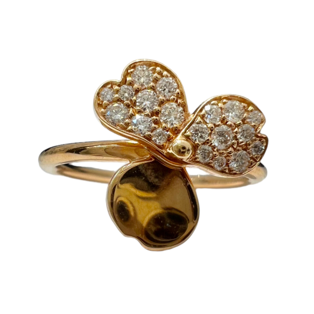 ティファニー TIFFANY&CO ペーパーフラワーダイヤリング750PG ジュエリー