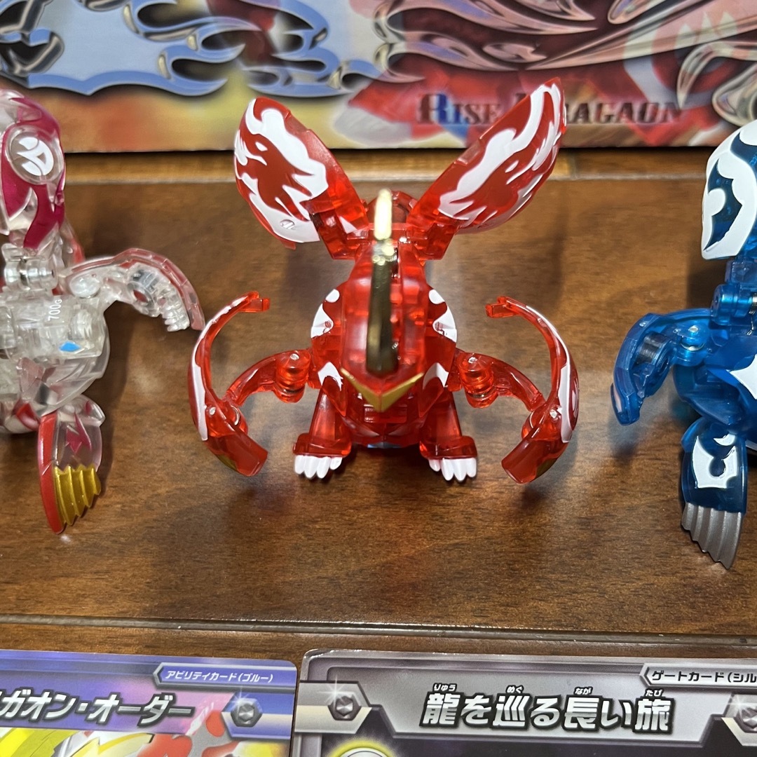 爆丸 天ドラガオン 赤龍(レッドクリア)ver.- 爆丸 天ドラガオン 赤龍(レッドクリア)ver.-