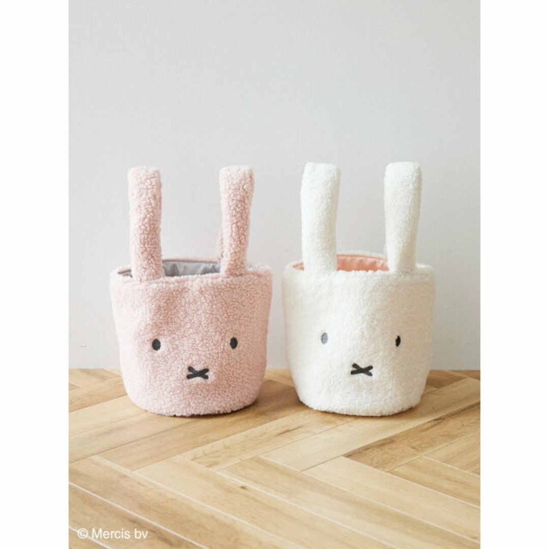 【ピンク】miffy/ボアフェイスバッグ 23AW