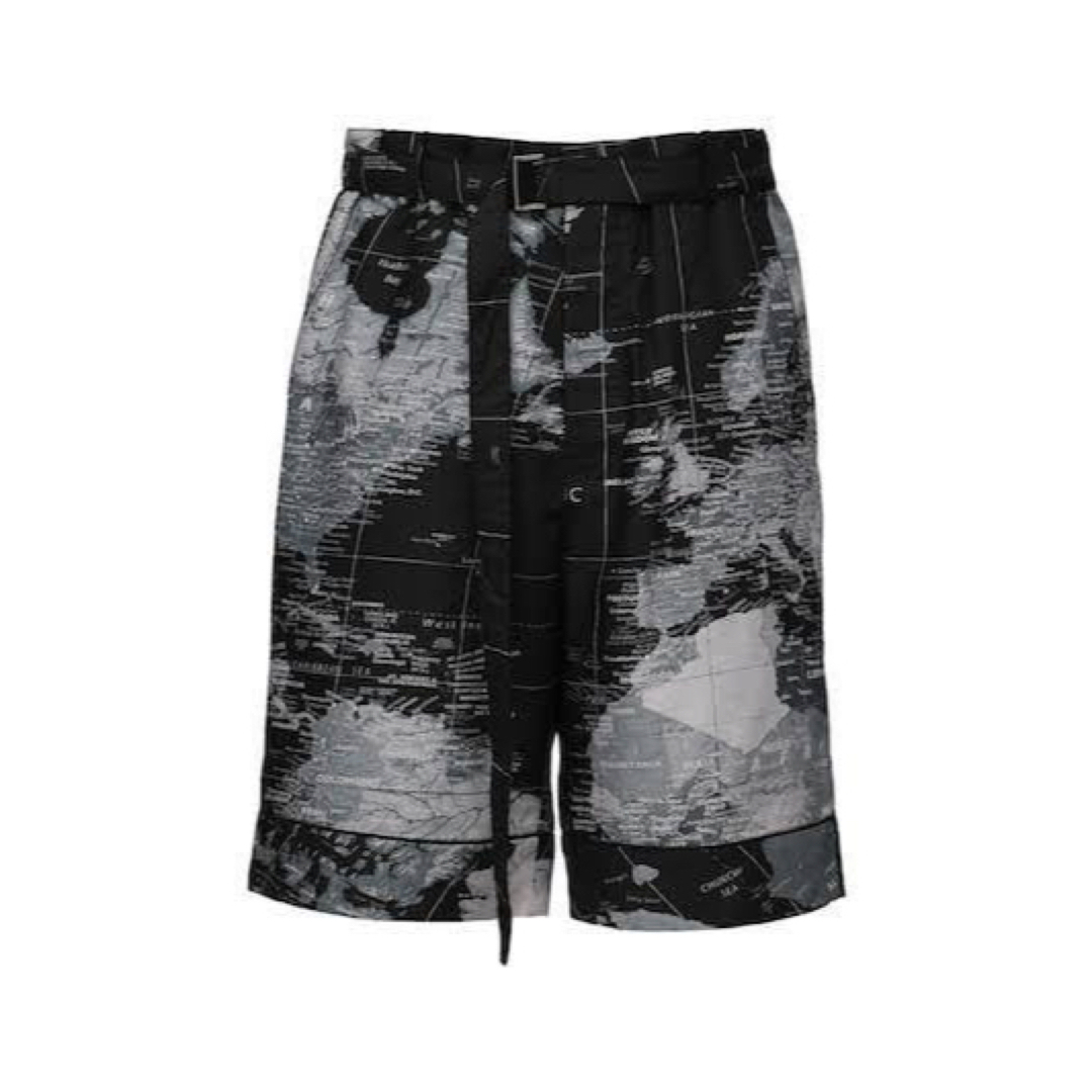 【美品】SACAI 20SS WORLD MAP SHORT PANTS 4