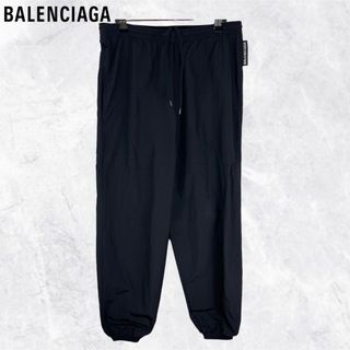 バレンシアガ(Balenciaga)の【美品】BALENCIAGA 19SS ロゴタブ ナイロン トラックパンツ S(ワークパンツ/カーゴパンツ)