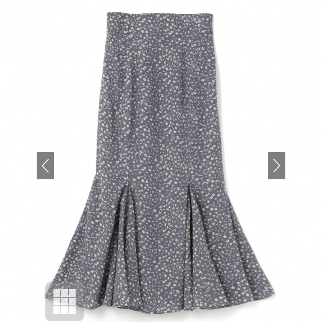 GRL(グレイル)のGRL 小花柄ハイウエストマーメイドスカート[kz17] レディースのスカート(ロングスカート)の商品写真