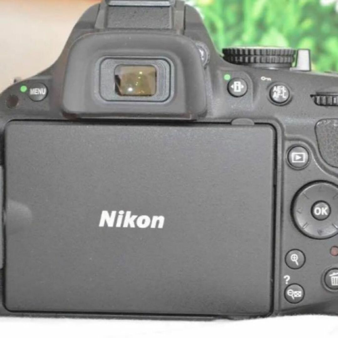 Nikon(ニコン)の❤高画質＆カンタン操作❤Nikon D5200 一眼レフカメラ 美品レンズセット スマホ/家電/カメラのカメラ(デジタル一眼)の商品写真