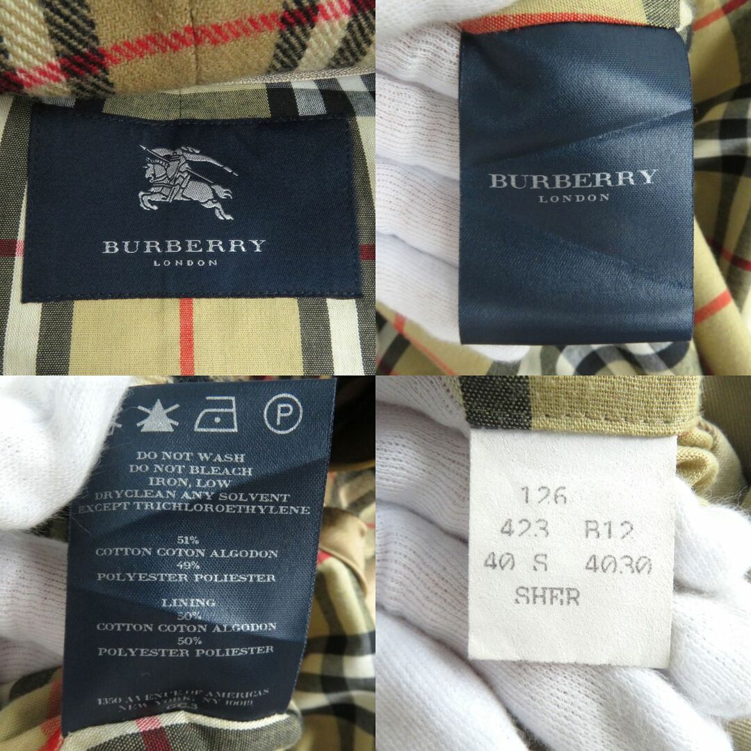 BURBERRY - 美品△BURBERRY LONDON バーバリーロンドン 裏地ノバ