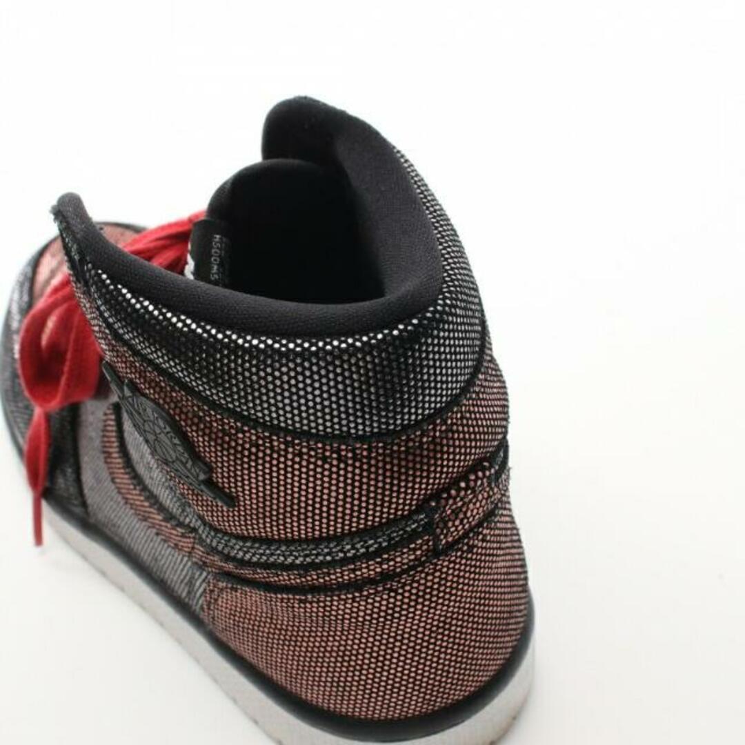 Jordan Brand（NIKE）(ジョーダン)のAIR JORDAN 1 HI OG FEARLESS ウィメンズ エアジョーダン 1 ハイ OG AJ1 フィアレス スニーカー ハイカットスニーカー ファブリック ブラック レッド レディースの靴/シューズ(スニーカー)の商品写真