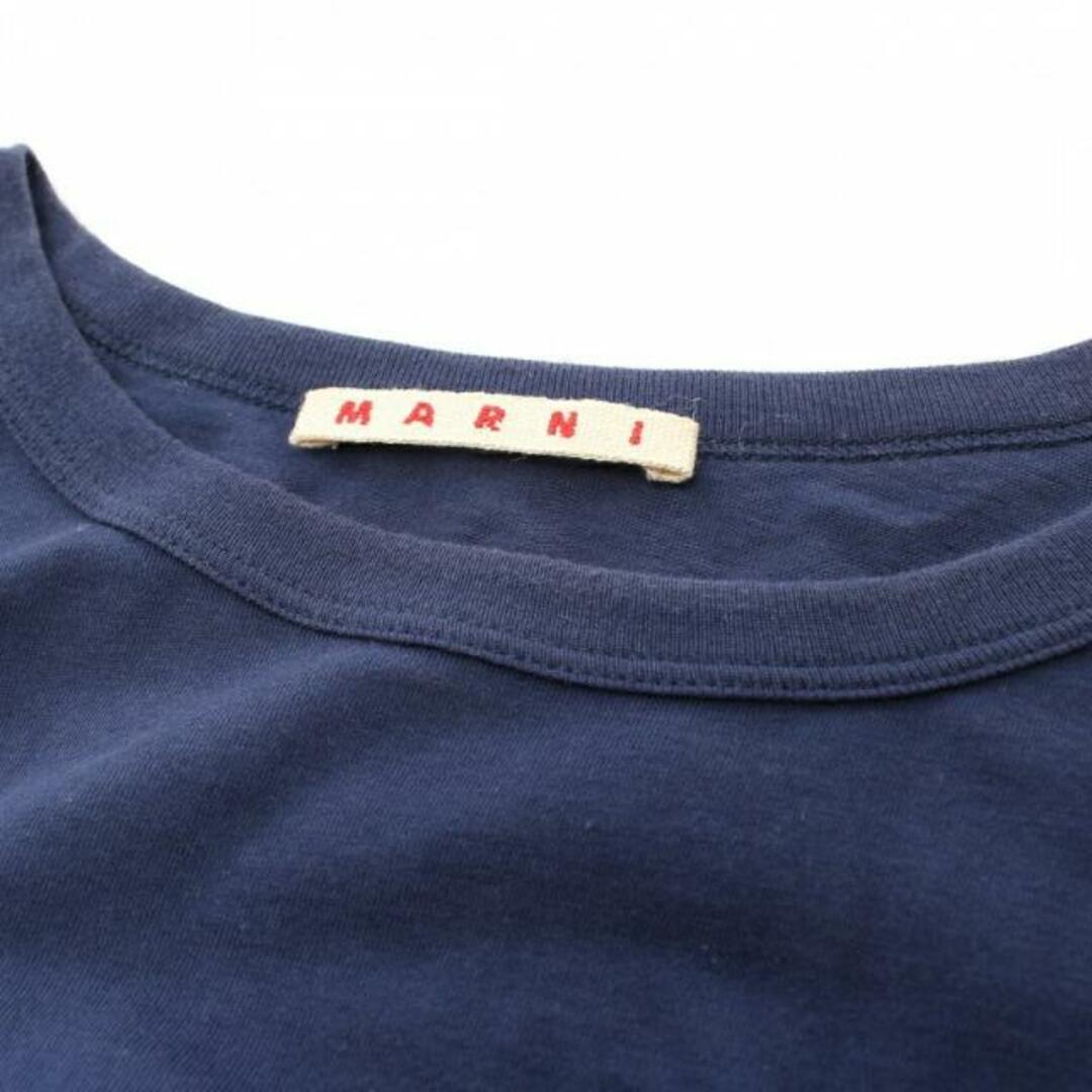 Marni(マルニ)の Tシャツ ネイビー ギャザー レディースのトップス(Tシャツ(半袖/袖なし))の商品写真