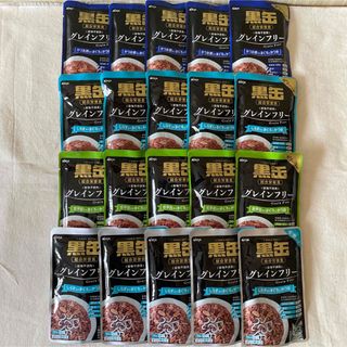 アイシア(AIXIA)のアイシア 黒缶 グレインフリー 4種 20袋(ペットフード)