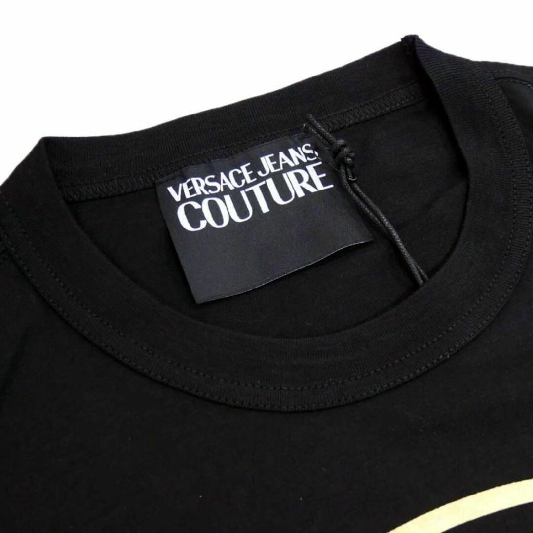 VERSACE JEANS COUTURE Tシャツ ブラック XLサイズ