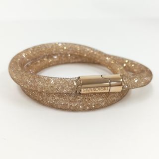 スワロフスキー(SWAROVSKI)のSWAROVSKI スターダストブレス ダブル メッキ ゴールド(ブレスレット/バングル)