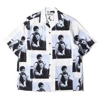 ワコマリア(WACKO MARIA)のWACKO MARIA ワコマリア シャツ サイズ:S 22SS CHET BAKER チェット・ベイカー レーヨン アロハシャツ HAWAIIAN SHIRT ホワイト ブルー トップス ハワイアンシャツ カジュアルシャツ 半袖 【メンズ】【中古】【美品】(シャツ)