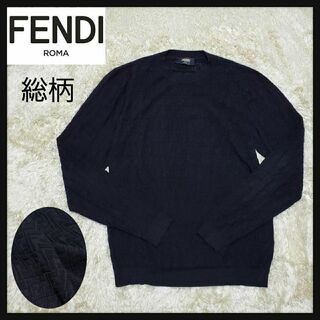 フェンディ(FENDI)の【最高デザイン】フェンディ フィッシュアイ 21ss ズッカ柄 セーター ニット(ニット/セーター)