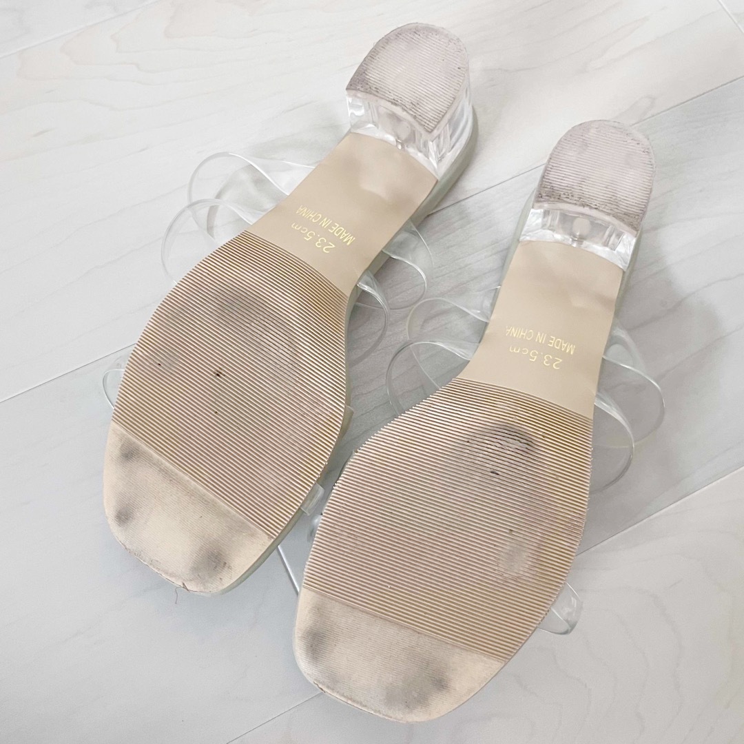 【送料込】サンダル　ピスタチオカラー レディースの靴/シューズ(サンダル)の商品写真