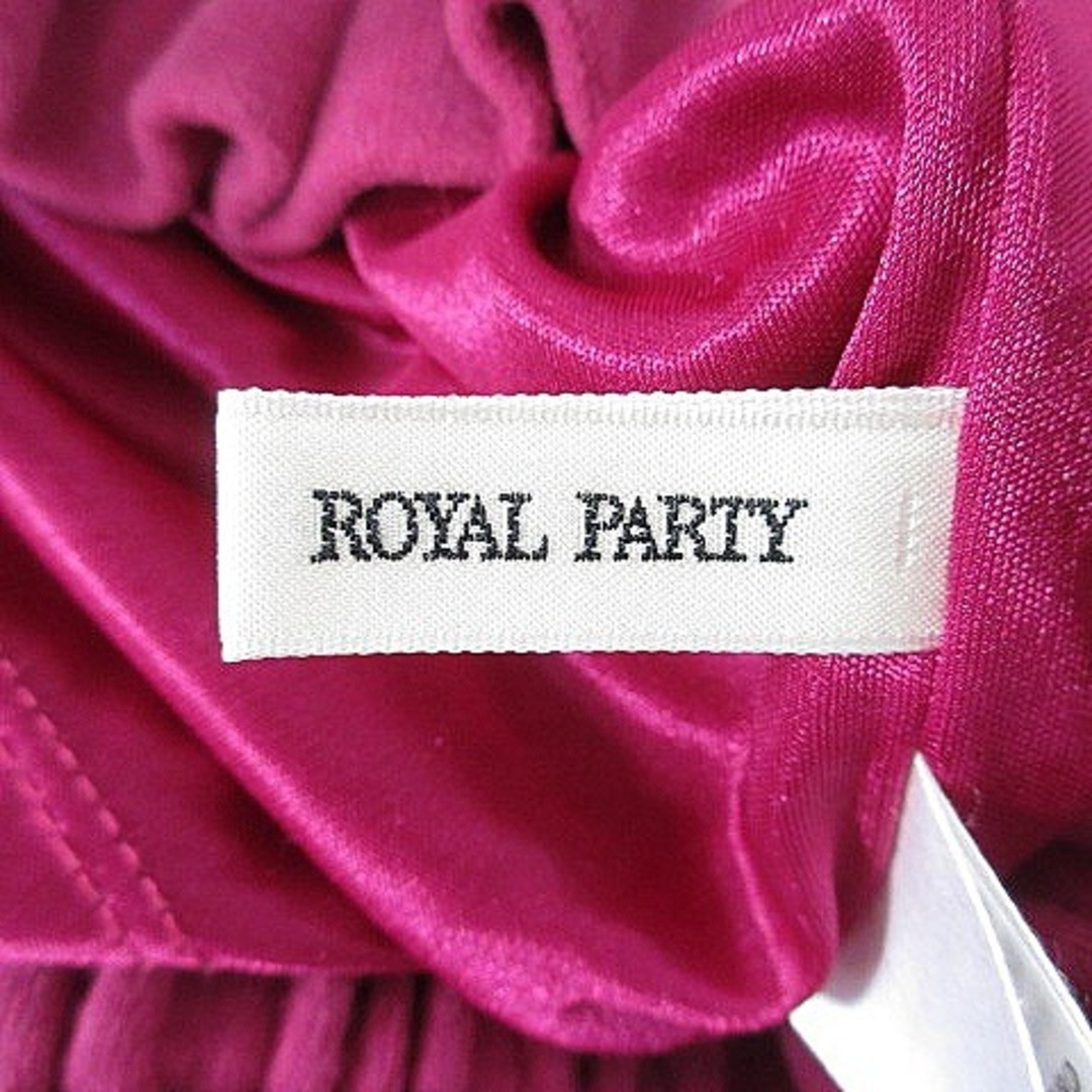 ROYAL PARTY(ロイヤルパーティー)のロイヤルパーティー スカート タイト ミニ バックファスナー 無地 F ピンク レディースのスカート(ミニスカート)の商品写真