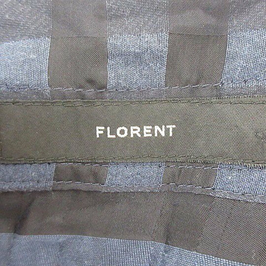 FLORENT(フローレント)のフローレント FLORENT ワンピース ミニ 半袖 Vネック チェック 紺 黒 レディースのワンピース(ミニワンピース)の商品写真