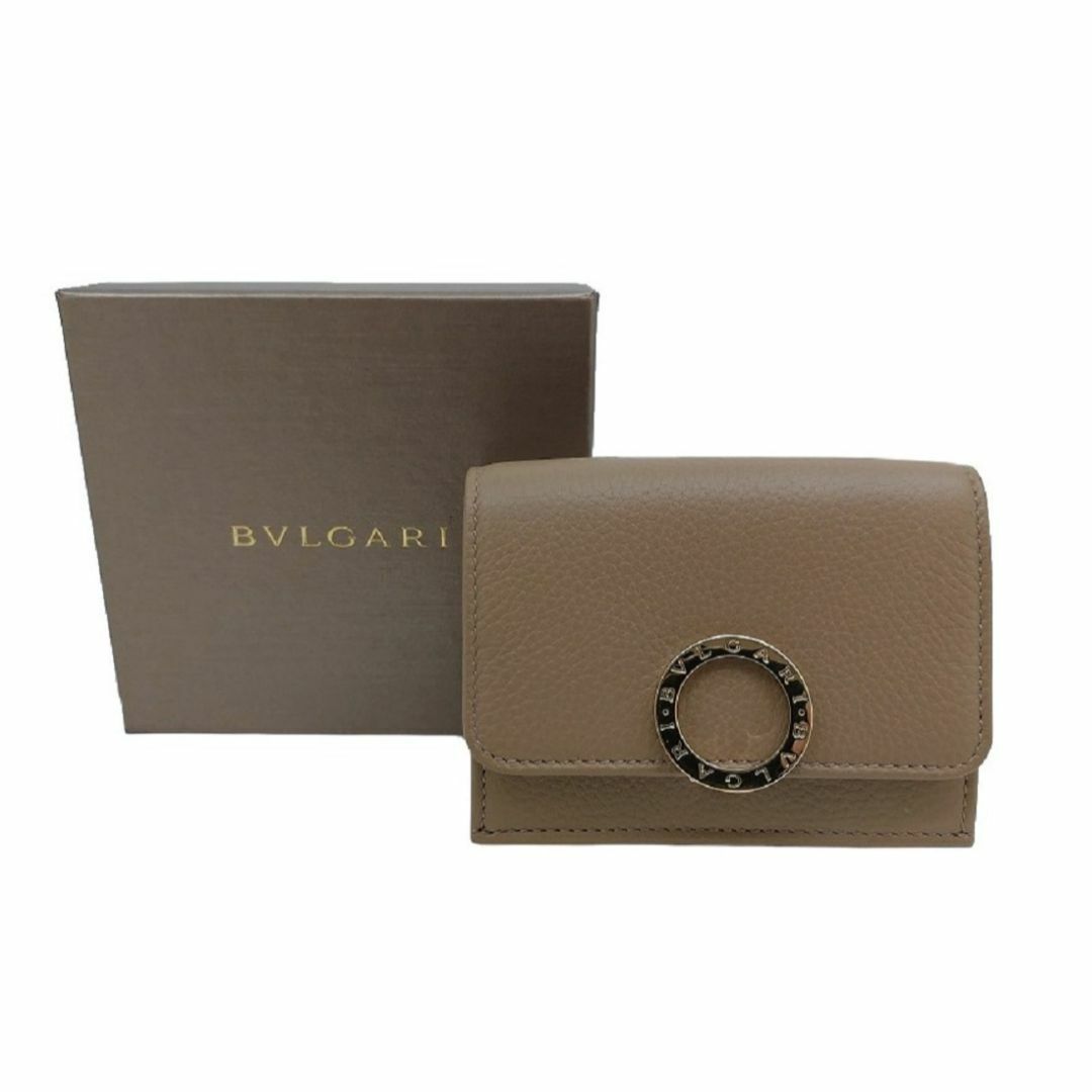 BVLGARI(ブルガリ)の未使用品！BVLGARI【ブルガリ】ブルガリブルガリ 三つ折コンパクトウォレット レディースのファッション小物(財布)の商品写真