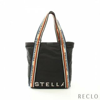 ステラマッカートニー(Stella McCartney)の ショルダーバッグ トートバッグ ロゴプリント ナイロン ブラック(トートバッグ)