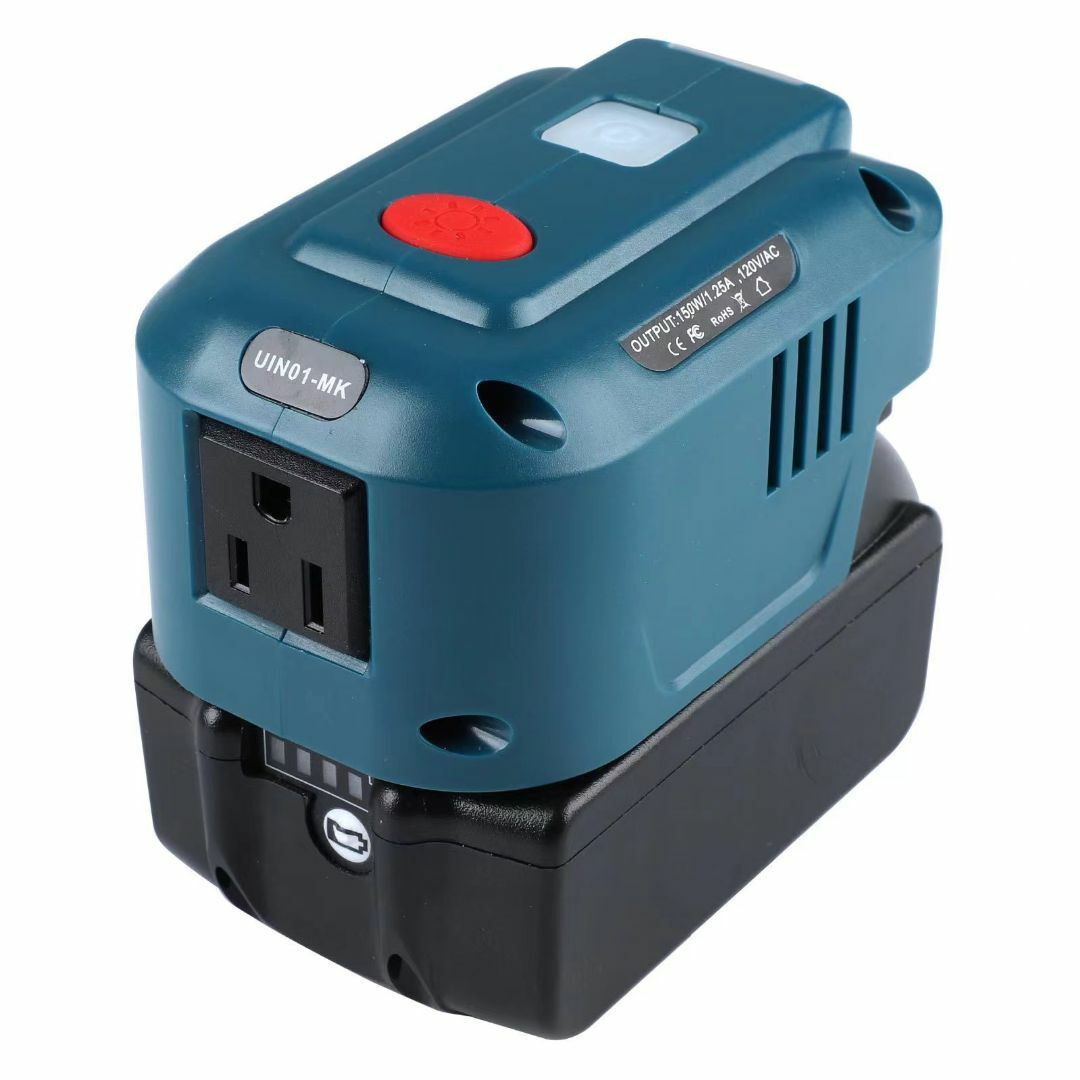 インバーター ポータブル電源 マキタ 互換 アダプター AC電源