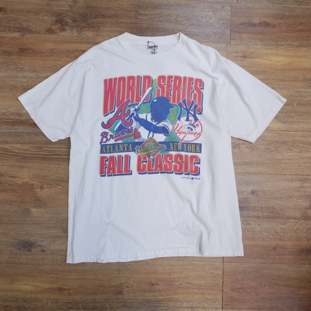 ヤンキース ブレーブス ワールドシリーズ Tシャツ アメリカ製 90s