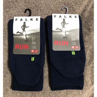 ファルケ(FALKE)の＜FALKE＞ RUN ソックス　ネイビー　2足(ソックス)