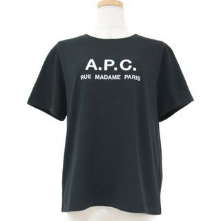 アーペーセー(A.P.C)のA.P.C. アーペーセー × FREAKS STORE フリークスストア 別注 Tシャツ トップス ブラック 黒 S 半袖 ロゴ 刺繍 RUE MADAME T コットン 綿 おしゃれ シンプル きれいめ 大人女子 ブランド 上品 ベーシック オフィスカジュアル 着回し【レディース】(Tシャツ(半袖/袖なし))