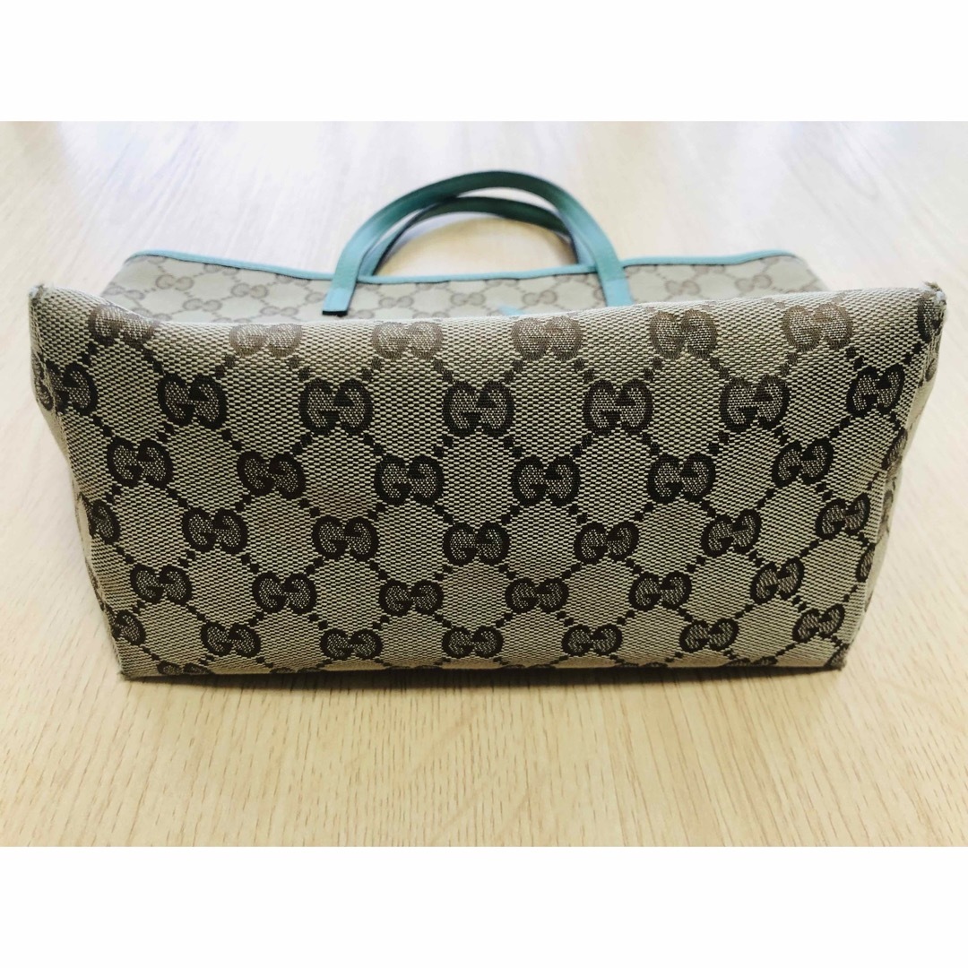 Gucci - GUCCI グッチ パパガッロ ハンドバッグ オウム キャンバス