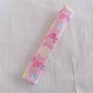 水筒肩紐カバー 女の子 リボン ちょうちょ ピンク(外出用品)